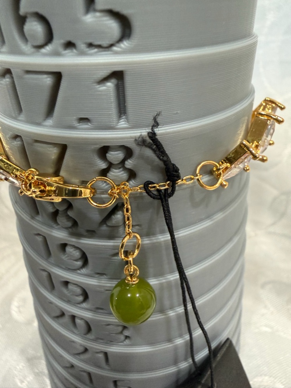 kate spade Gold Martini Charm Bracelet with Green Olives. New - Picture 4 of 6